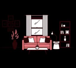 Cluttered home space being organized for extra storage